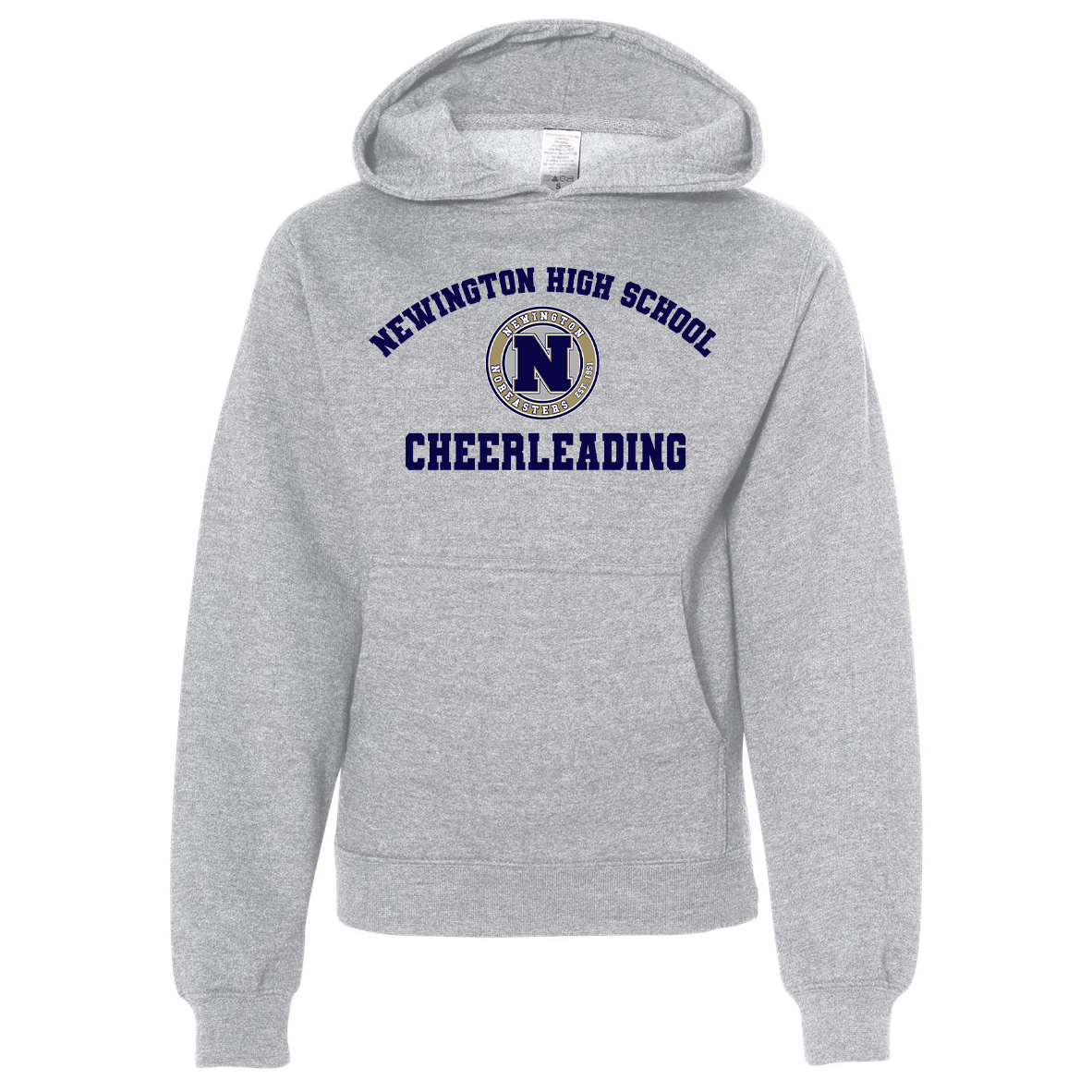Newington HS Cheer Youth Midweight Hooded Sweatshirt