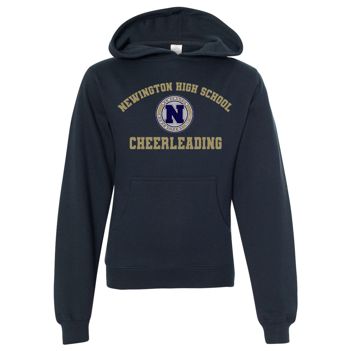 Newington HS Cheer Youth Midweight Hooded Sweatshirt