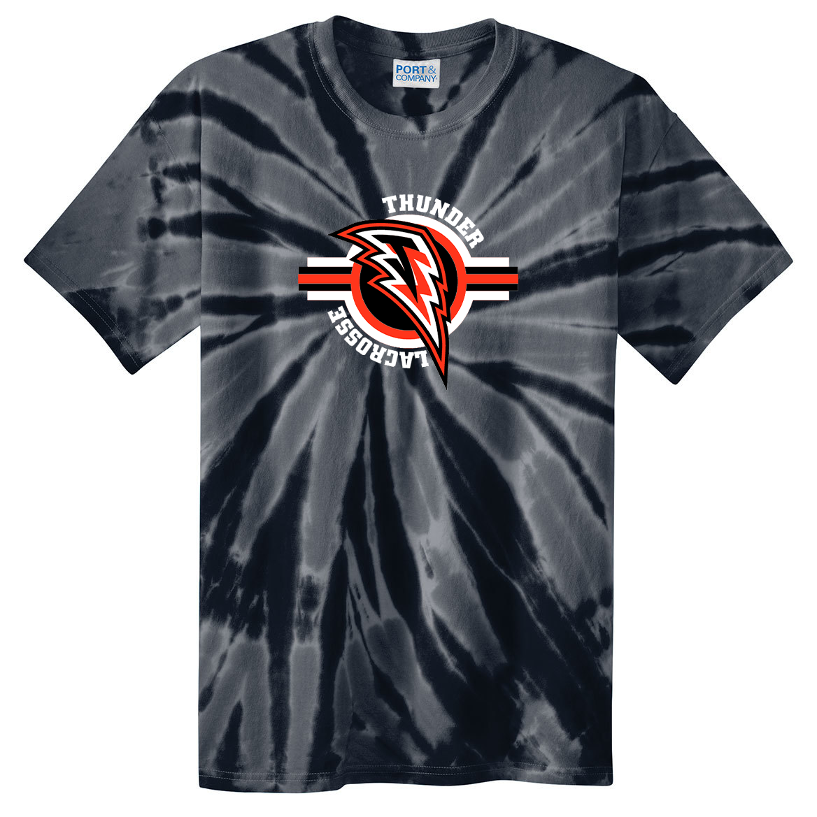 Jersey Thunder Girls Lacrosse Unisex Tie Dye T-Shirt