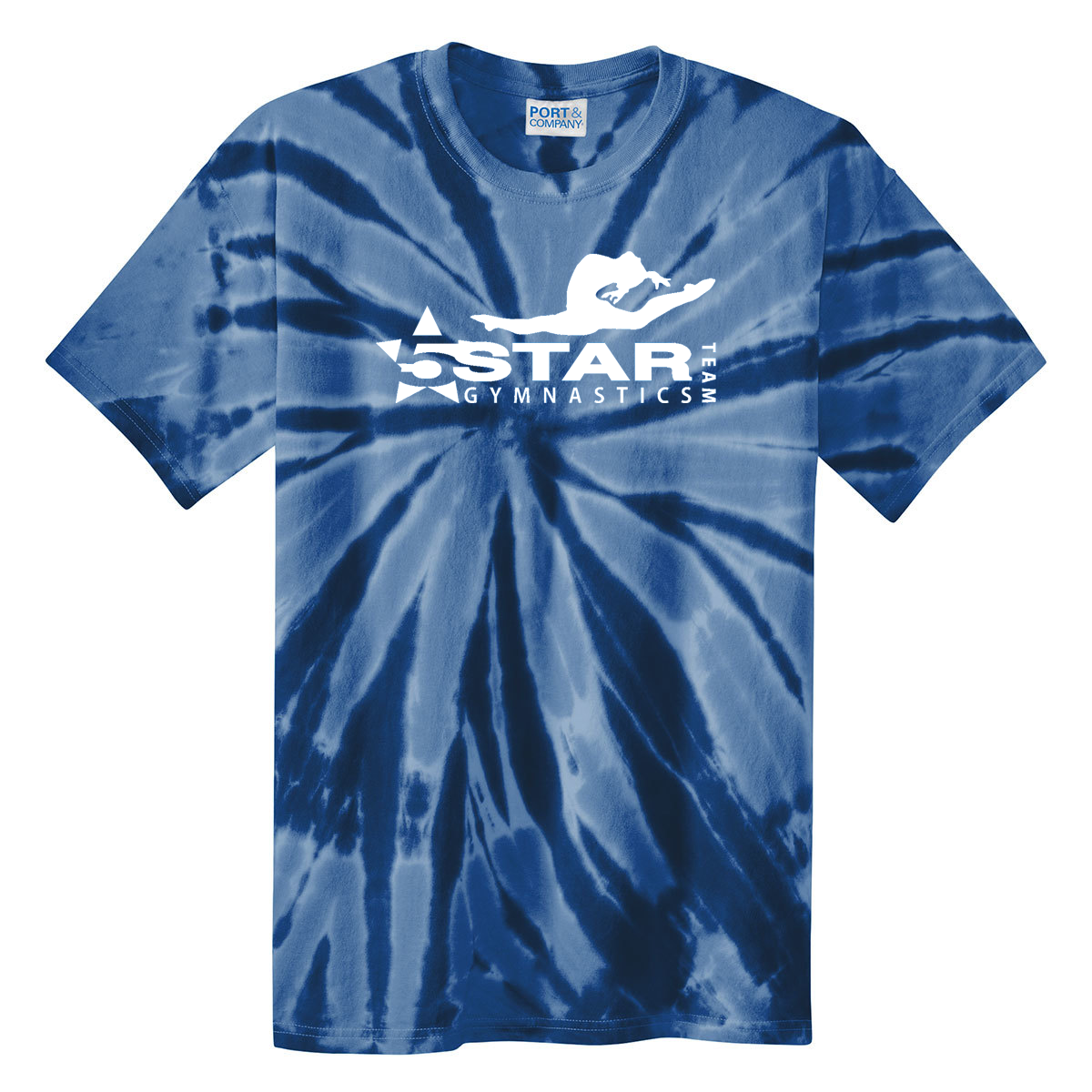 5 Star Gymnastics Tie Dye T-Shirt