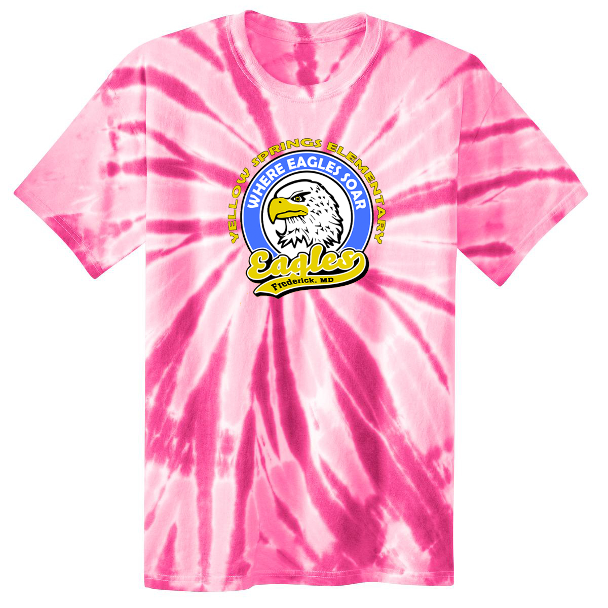 Yellow Springs Elementary School Tie Dye T-Shirt