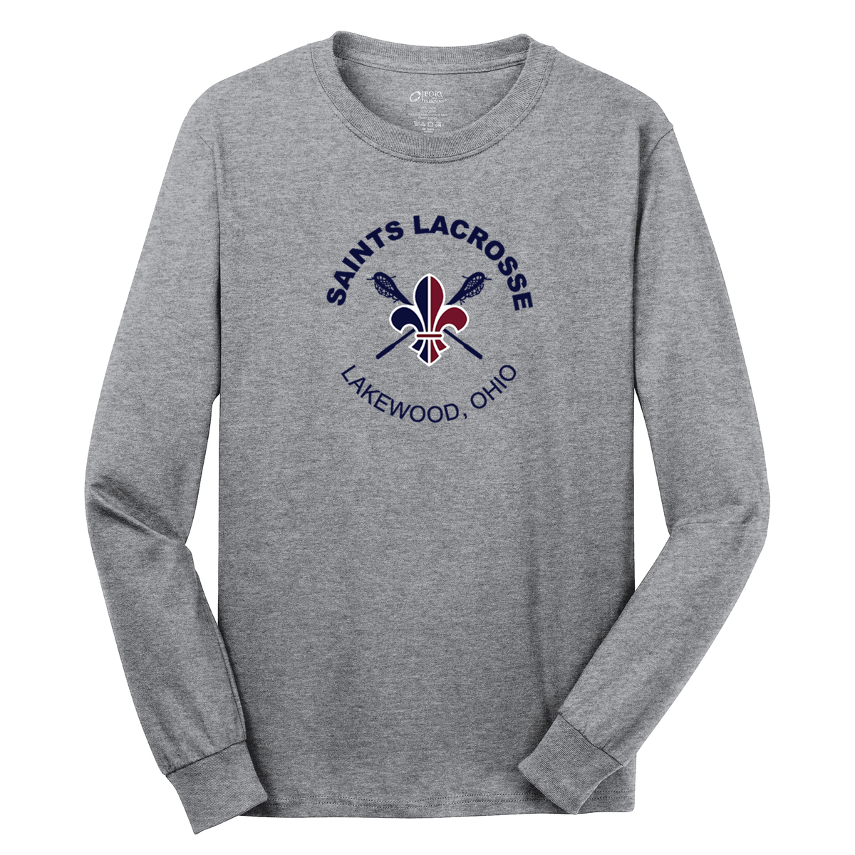 Lakewood Saints Lacrosse Cotton Long Sleeve Shirt