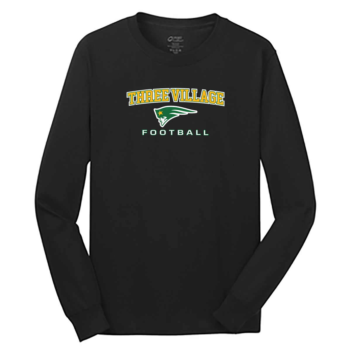 Three Village Football Cotton Long Sleeve Shirt