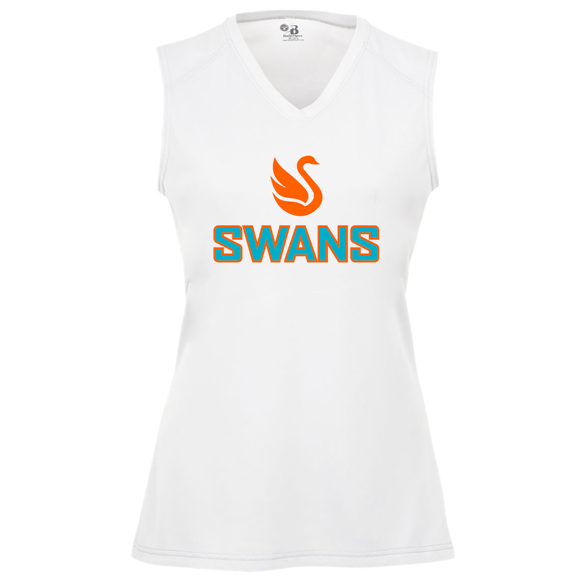 Swans Lacrosse Girls Sleeveless T-Shirt
