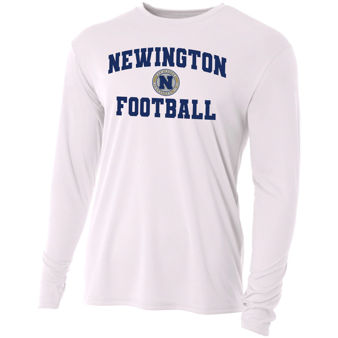 Newington HS Football A4 Cooling Performance L/S Crew