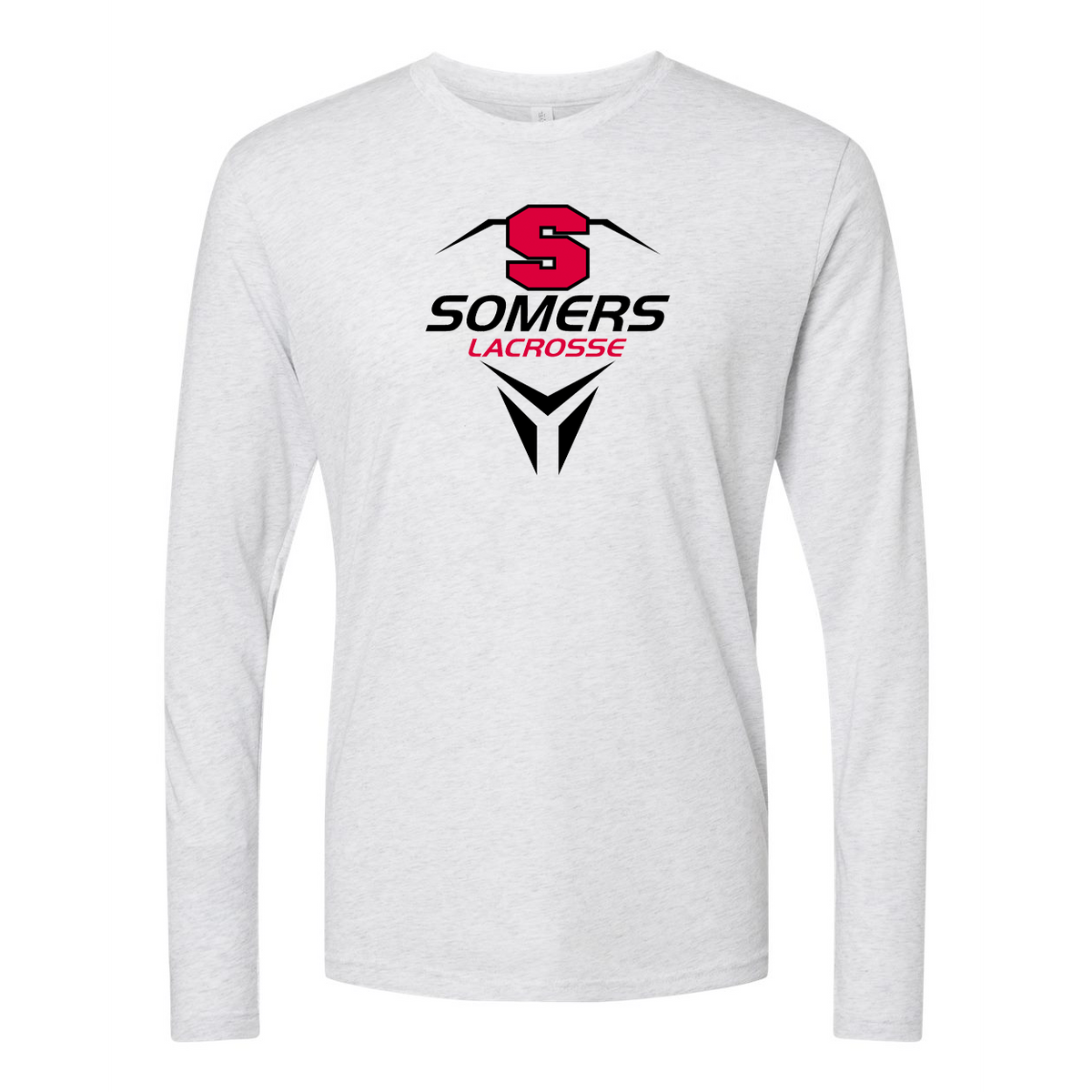 Somers Girls Lacrosse Next Level Triblend Long Sleeve Crew