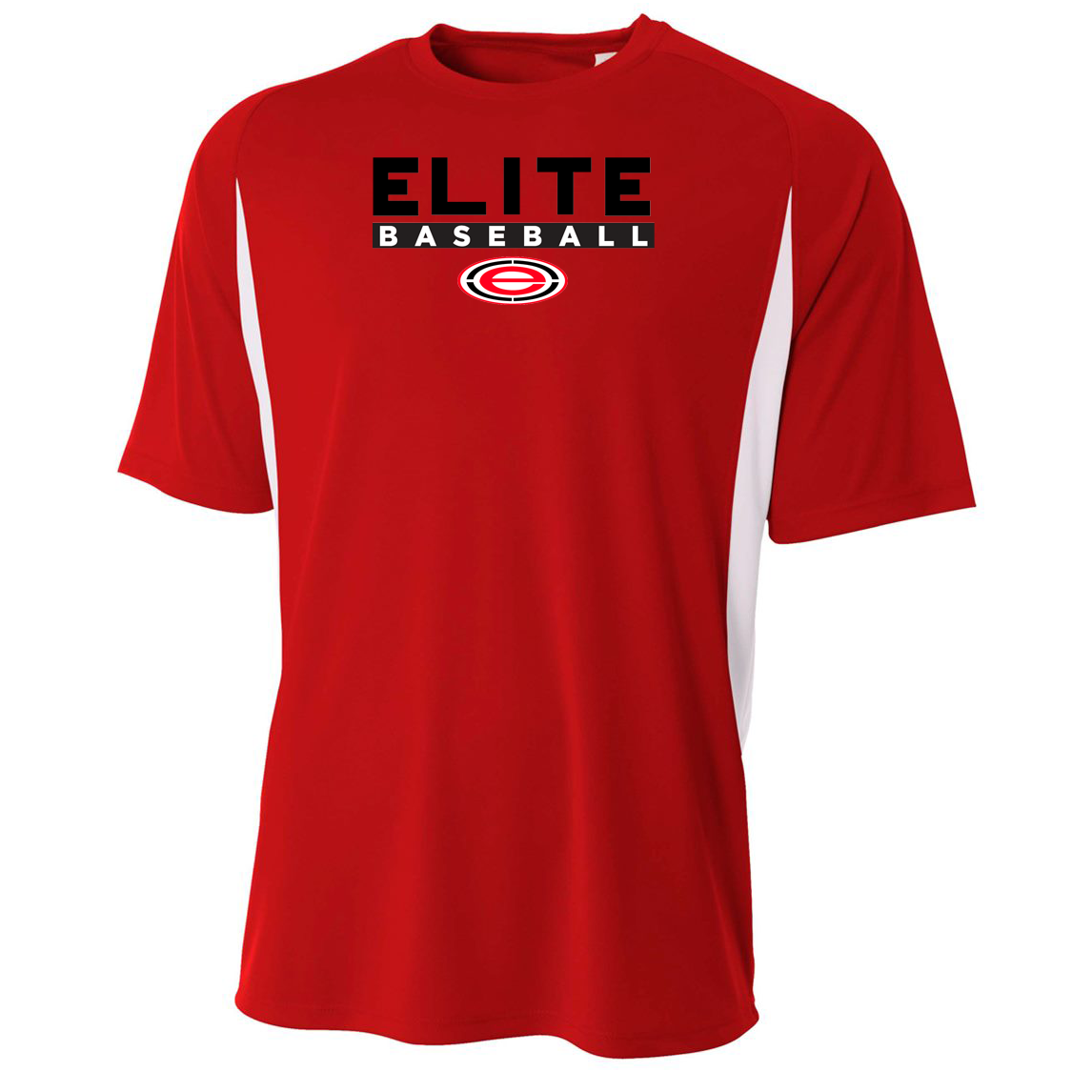 LI Elite Baseball Color Block Short Sleeve Performance Tee