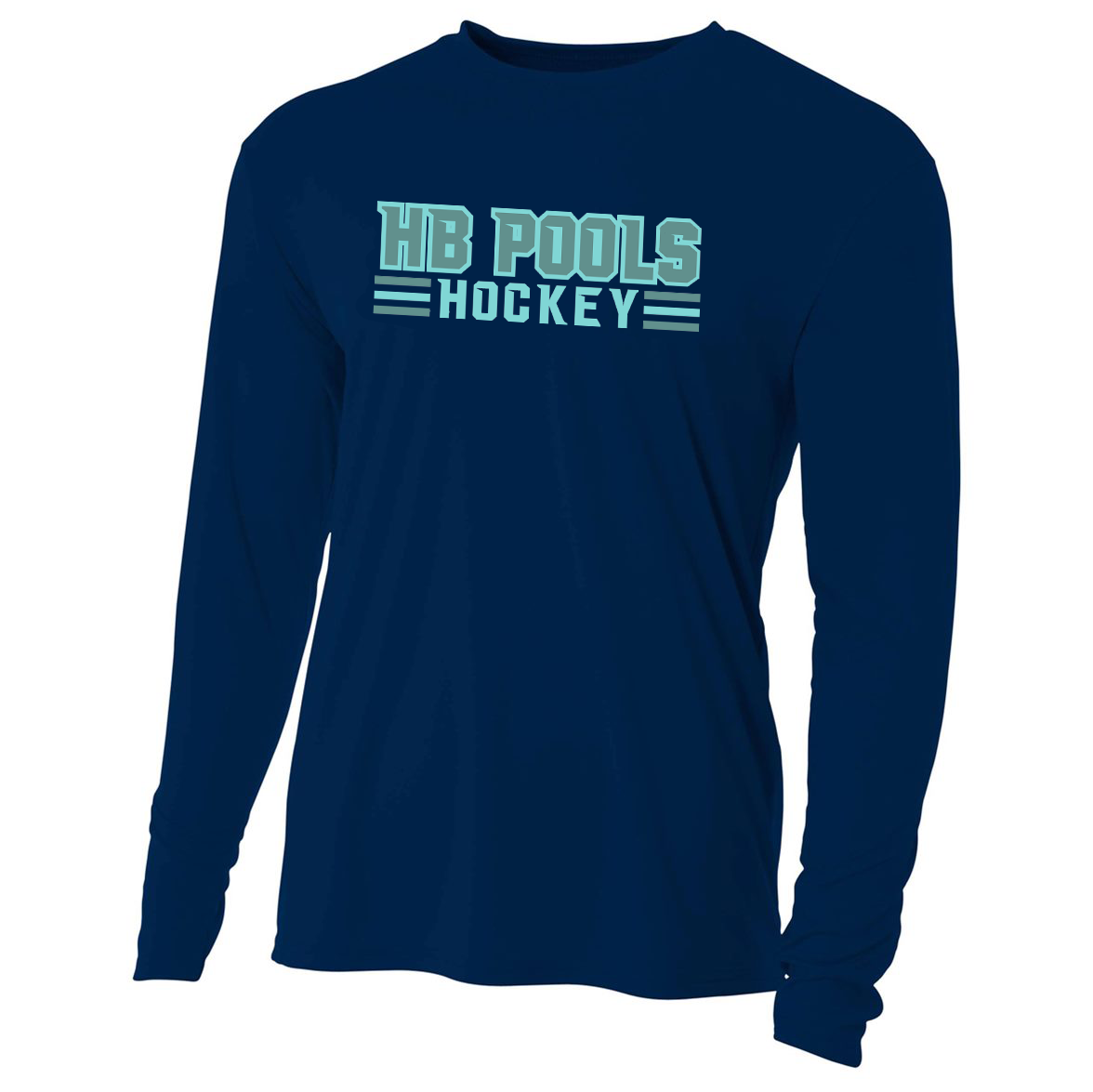 HB Pools Hockey A4 Cooling Performance L/S Crew