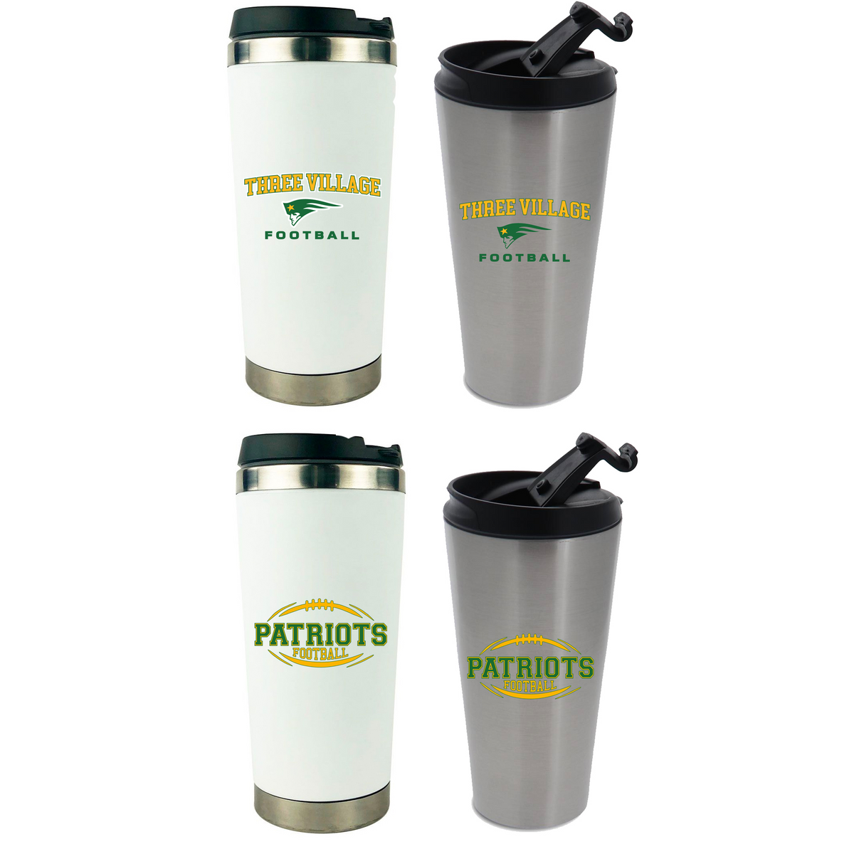 Three Village Football Sideline Tumbler