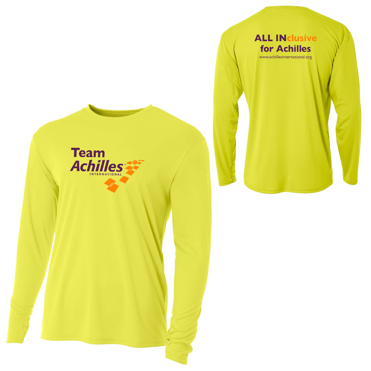 Achilles International A4 Cooling Performance Long Sleeve: Charity Runner