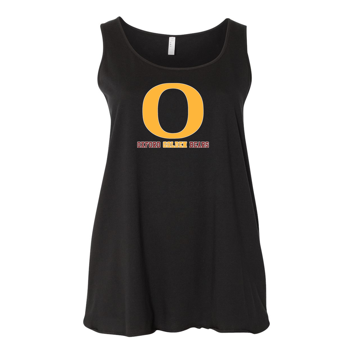 Oxford Golden Bears Curvy Womens Tank-Top