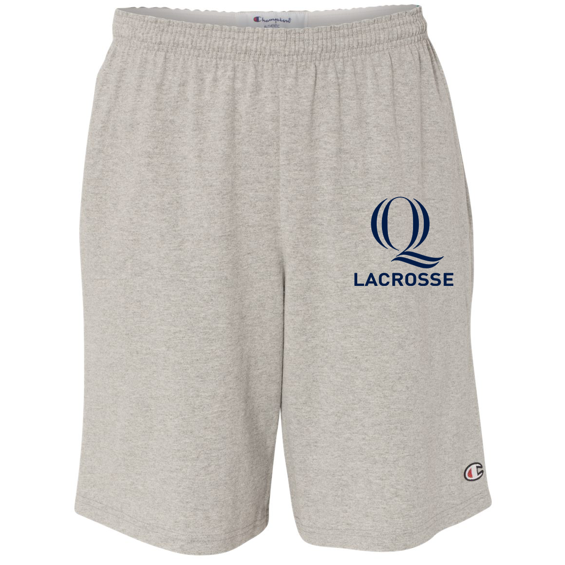 Quinnipiac Men's Lacrosse Champion Cotton Jersey 9" Shorts w/ Pockets