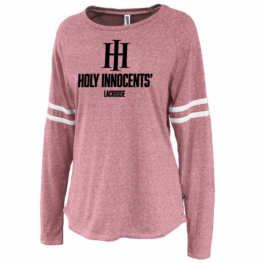 Holy Innocents' Episcopal Lacrosse Triblend Stripe Long Sleeve