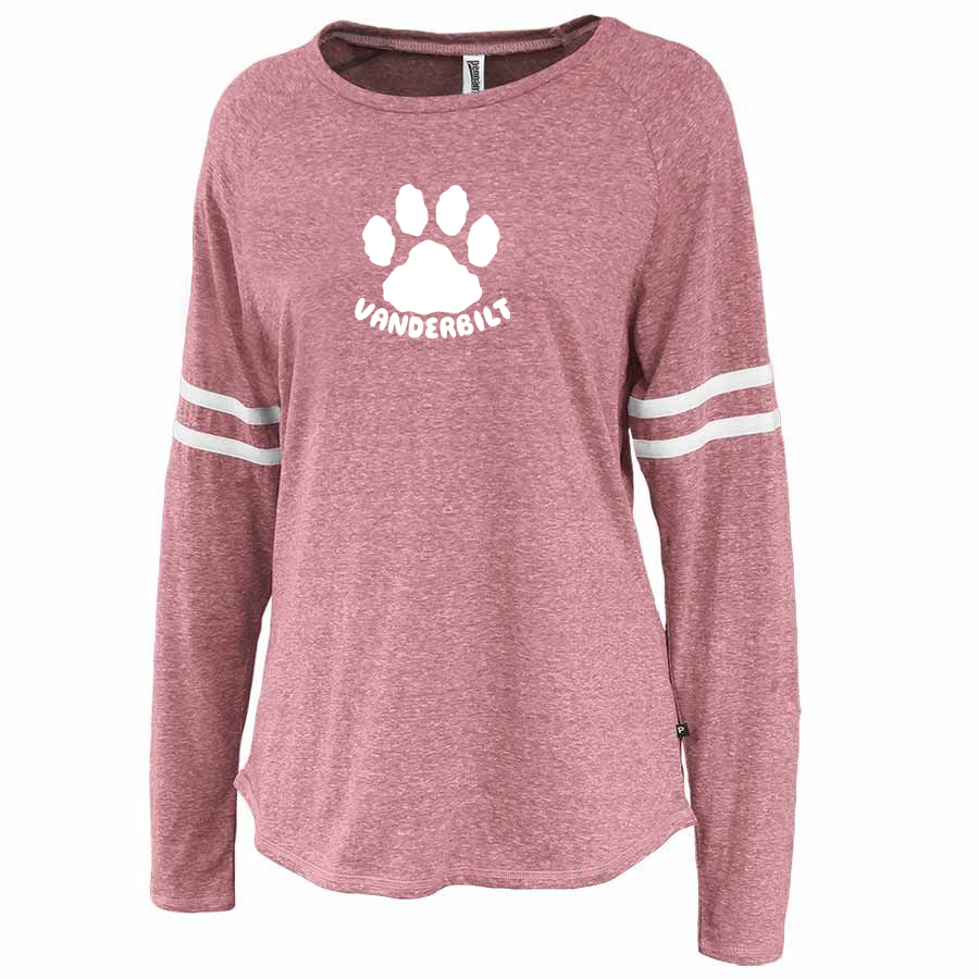 Vanderbilt Elementary School Triblend Stripe Long Sleeve