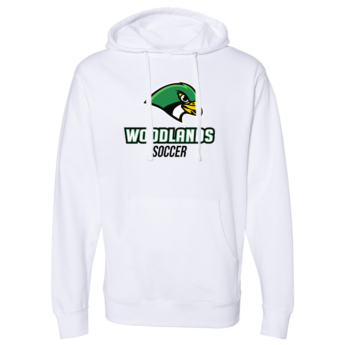 Woodland Falcons High School Soccer Midweight Hooded Sweatshirt