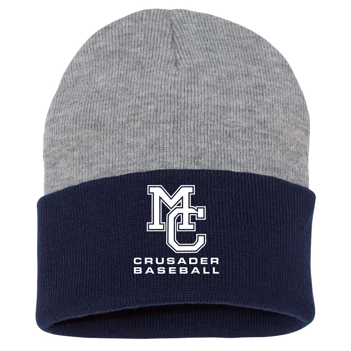 Morris Catholic Crusaders Baseball Colorblock Beanie