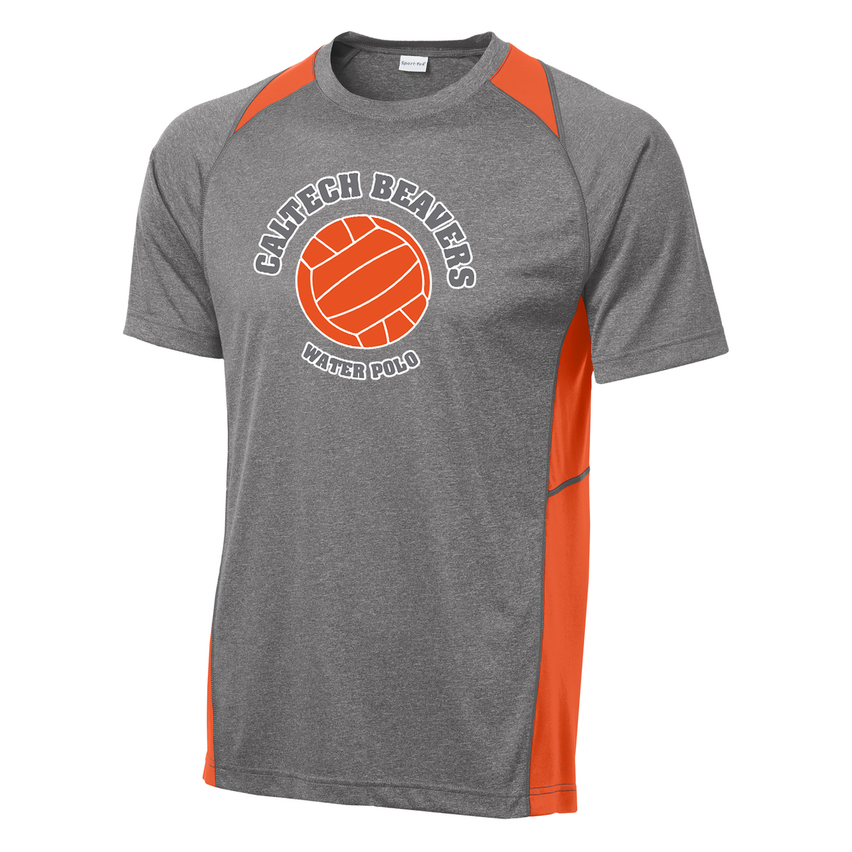 Caltech Water Polo Heather Colorblock Tee