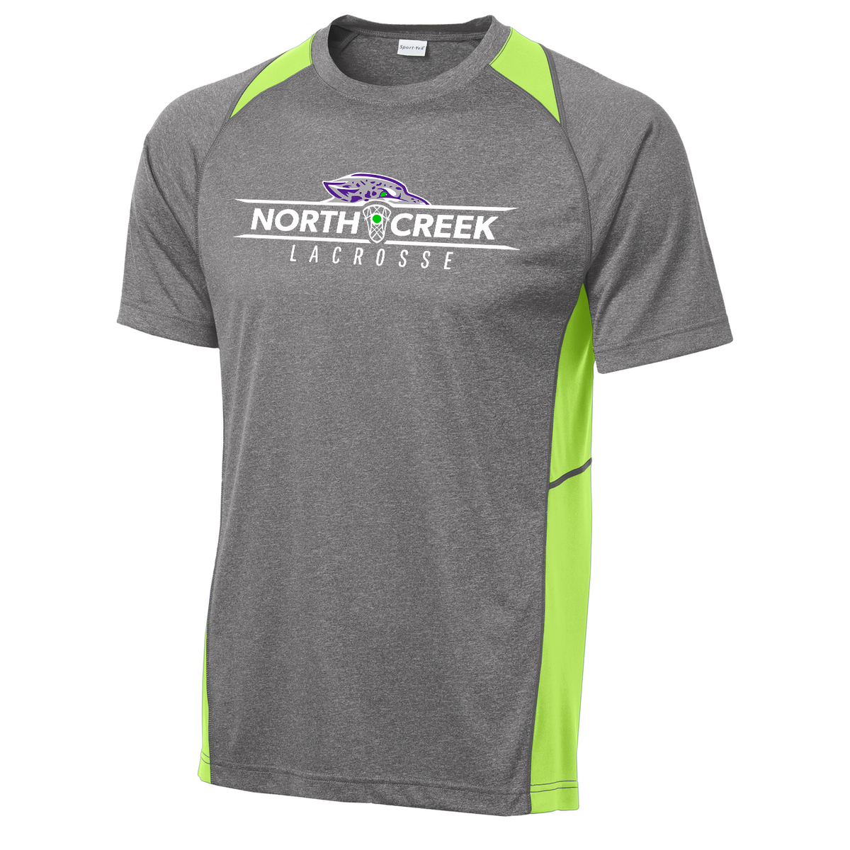 North Creek Lacrosse Heather Colorblock Tee