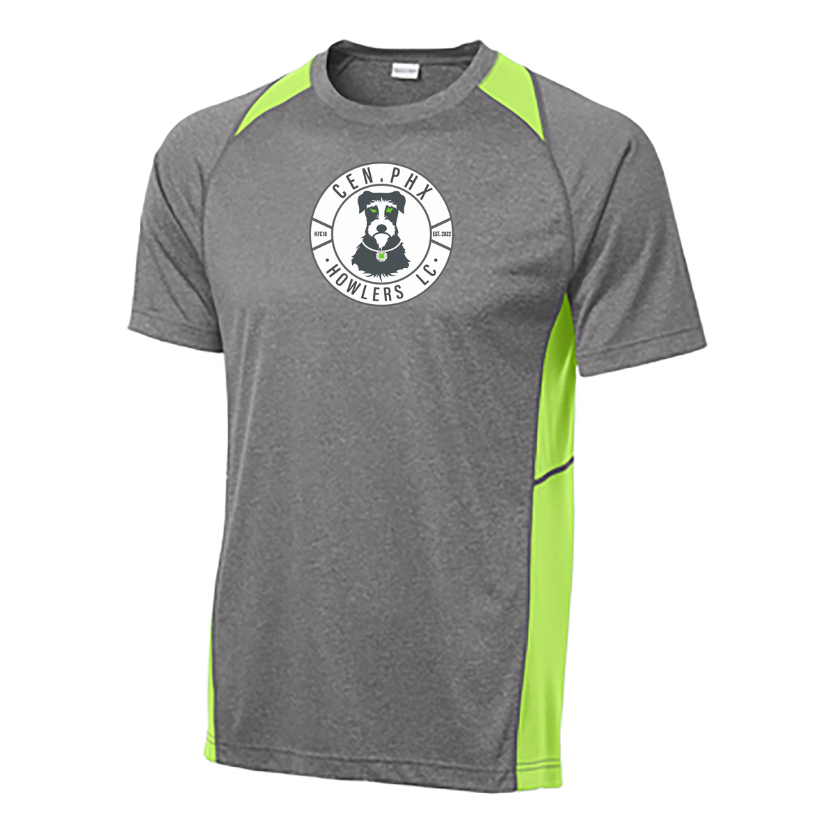 Central Phoenix Lacrosse Heather Colorblock Tee