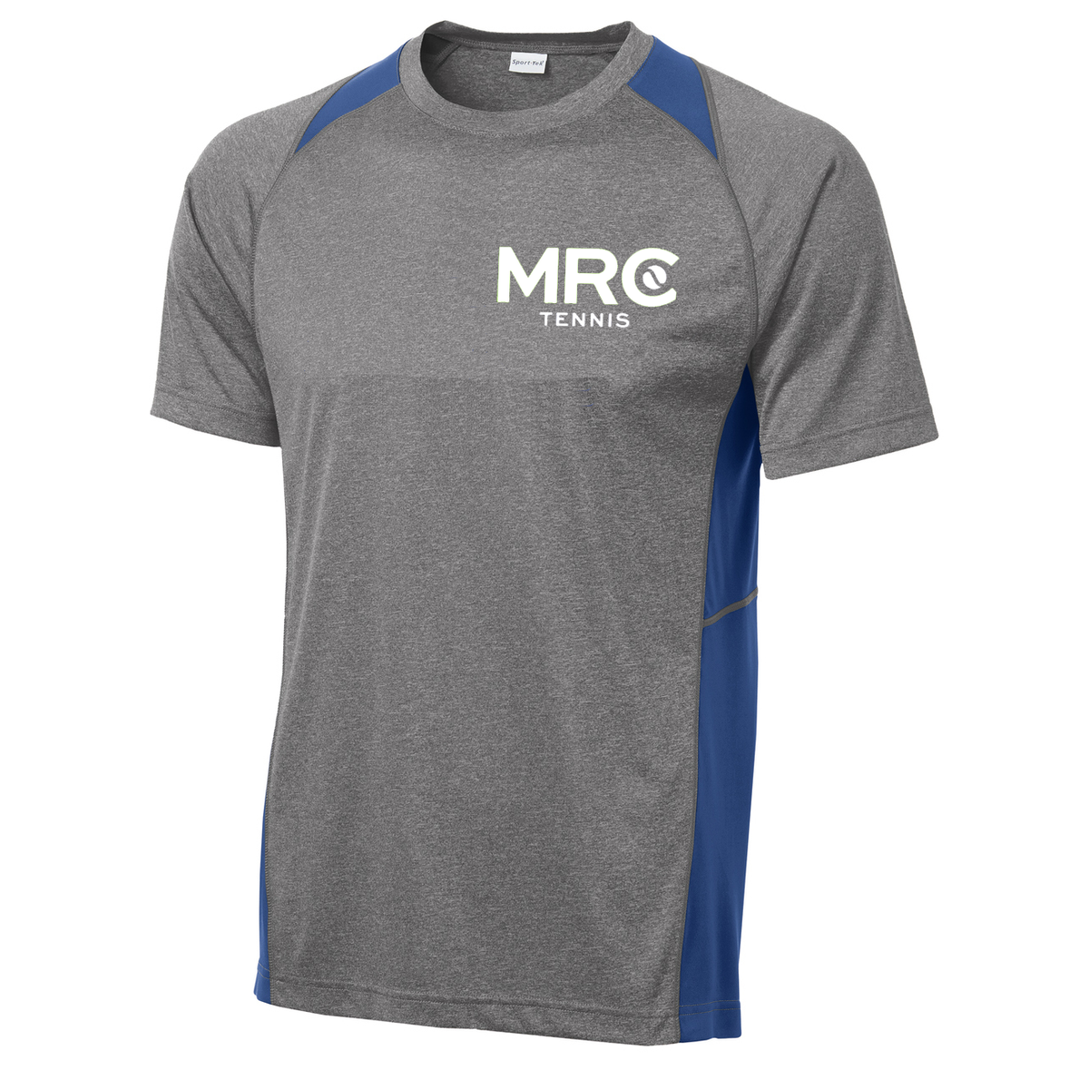 Middlebury Racquet Club Heather Colorblock Tee