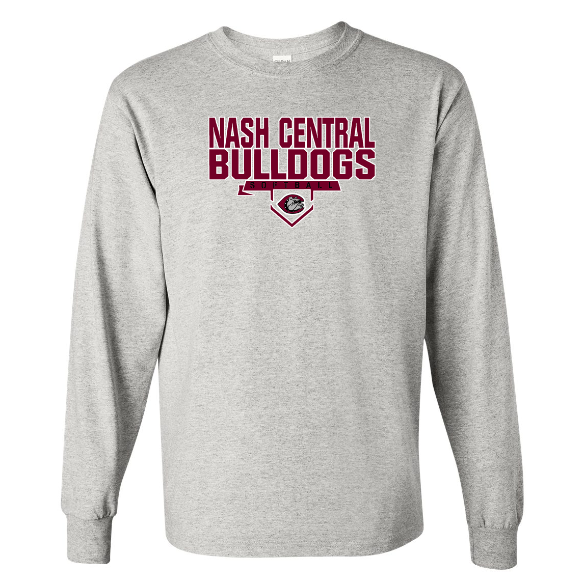 Nash Central HS Softball Ultra Cotton Long Sleeve Shirt