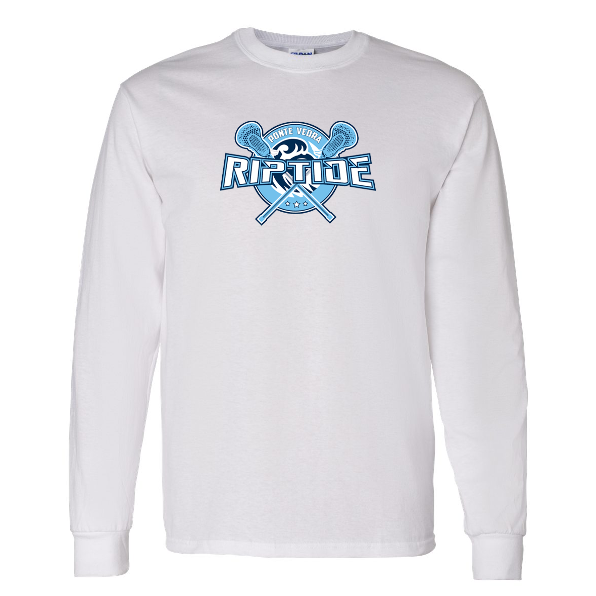 Ponte Vedra Riptide Lacrosse Gildan Ultra Cotton Long Sleeve Shirt