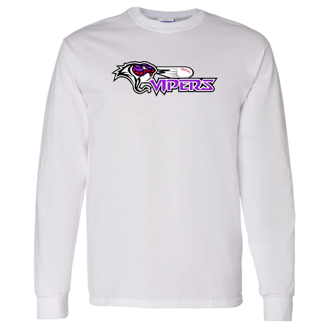 Vipers Baseball Gildan Ultra Cotton Long Sleeve Shirt