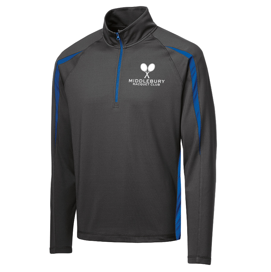 Middlebury Racquet Club Color Block Quarterzip