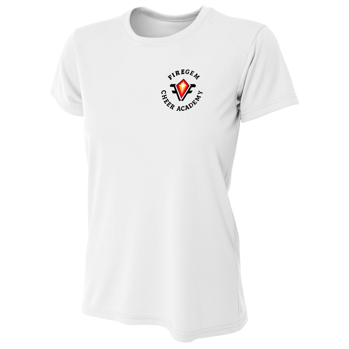 Firegem Cheer Academy A4 Womens Cooling Performance Crew
