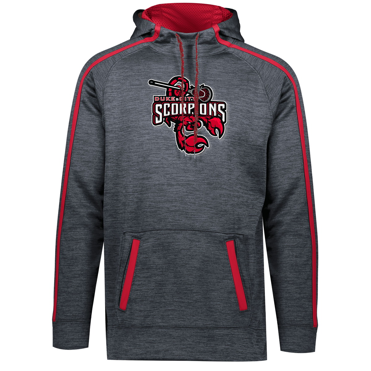 Duke City Scorpions HS Lacrosse Stoked Tonal Heather Hoodie