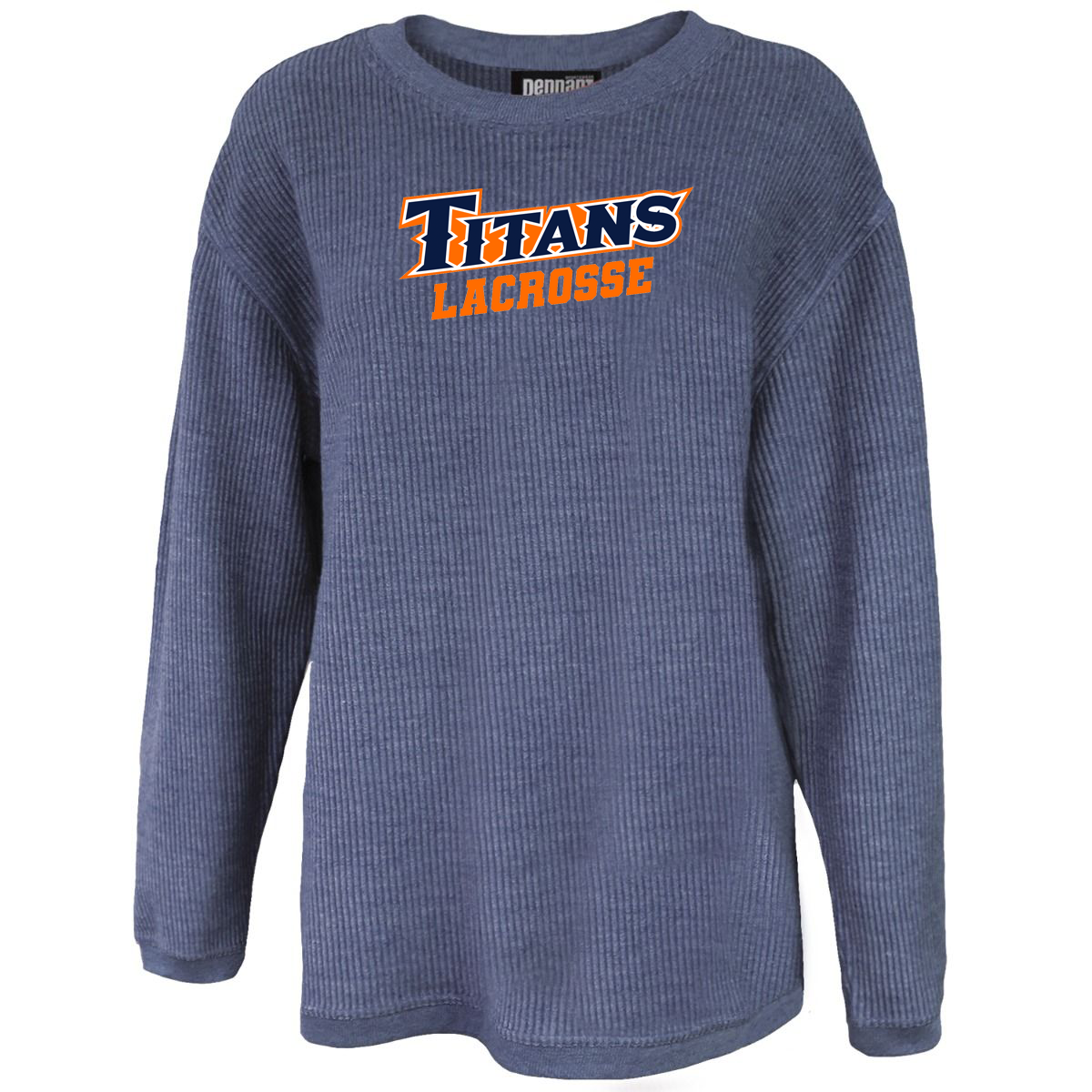 CSU Fullerton Lacrosse Washed Cord Crew