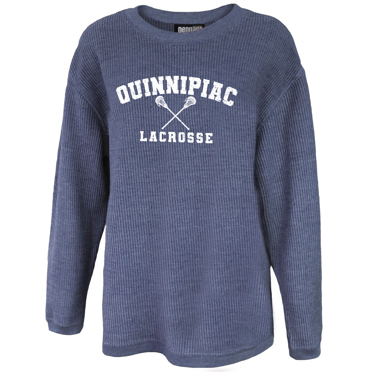 Quinnipiac Men's Lacrosse Women's Washed Cord Crew