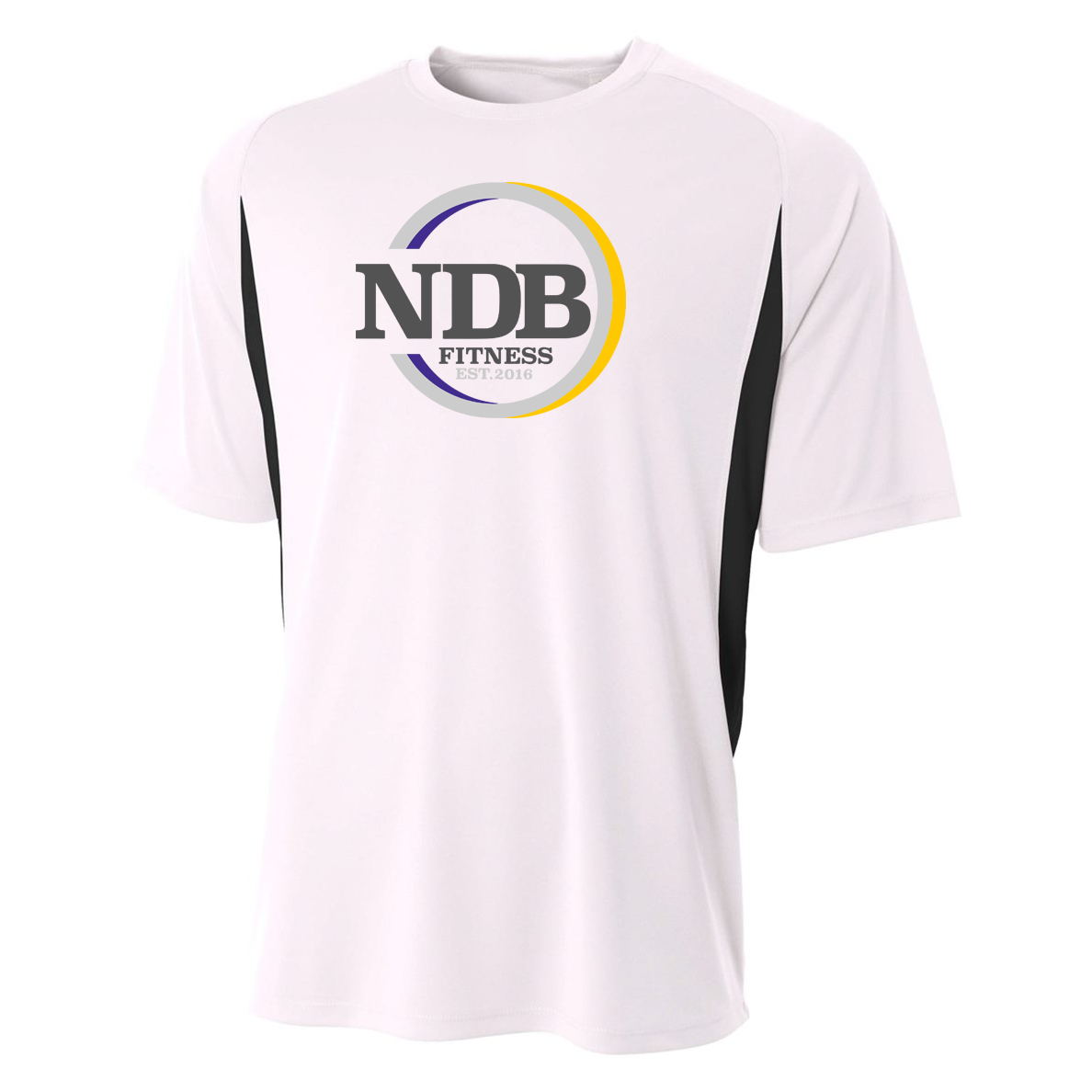 NDB Fitness A4 Color Blocked Coolig Performance SS T-Shirt