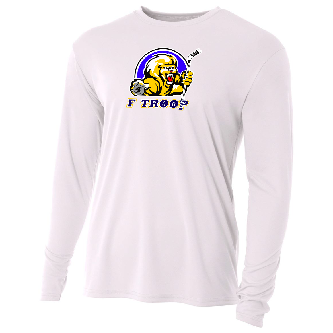 F Troop Hockey A4 Cooling Performance L/S Crew