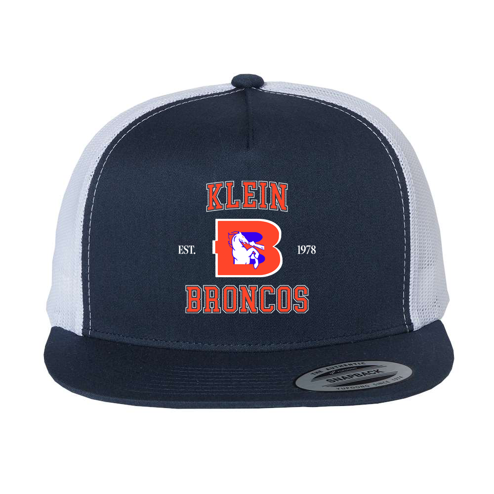 Klein Broncos & Pony Express Football Flat Brim Snapback