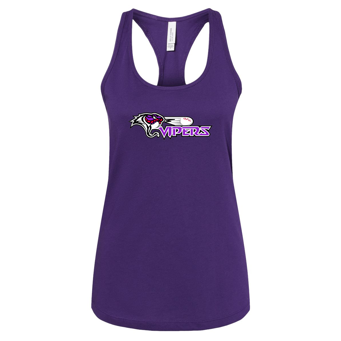 Vipers Baseball Women's Jersey Racerback Tank