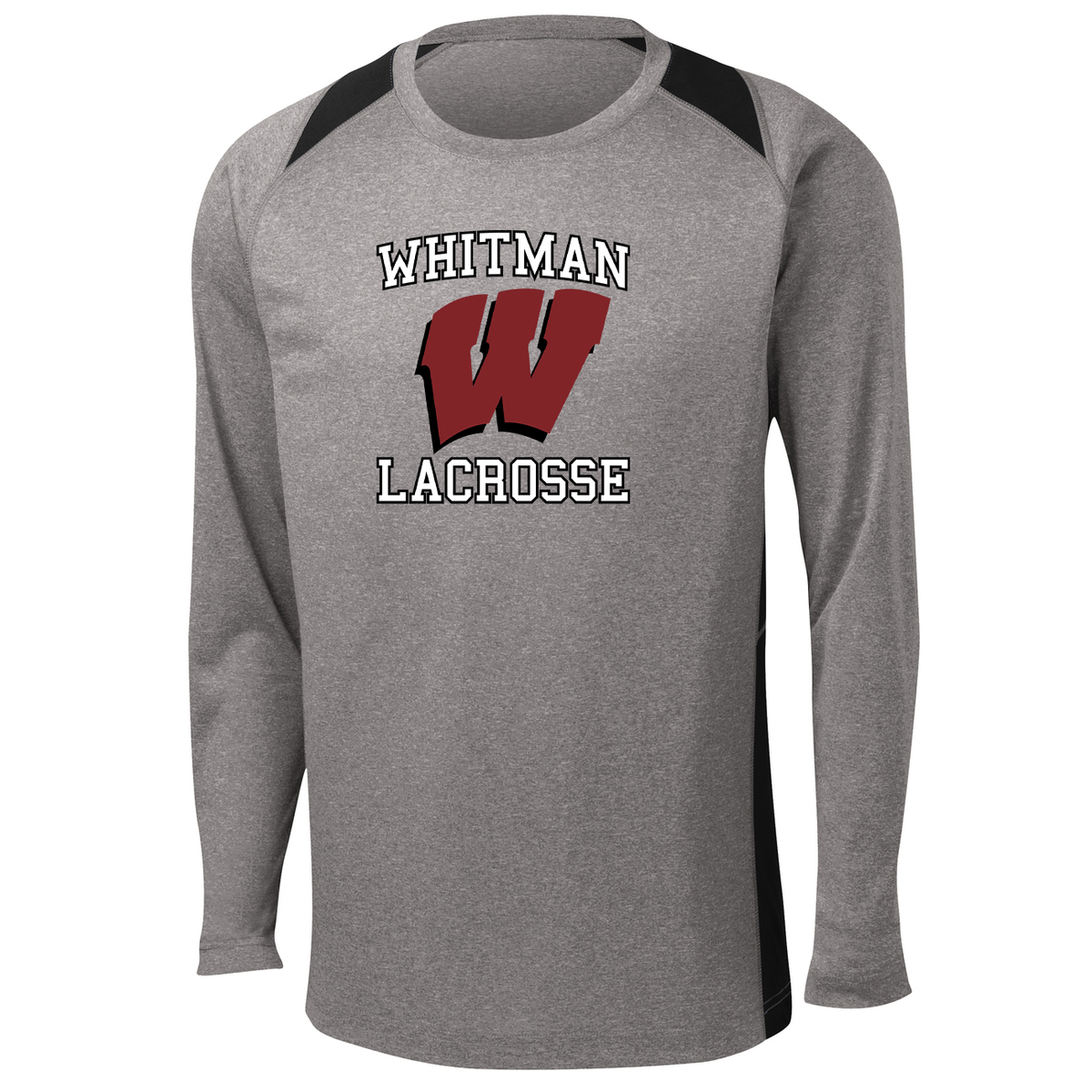 Whitman Lacrosse Colorblock Heather Long Sleeve