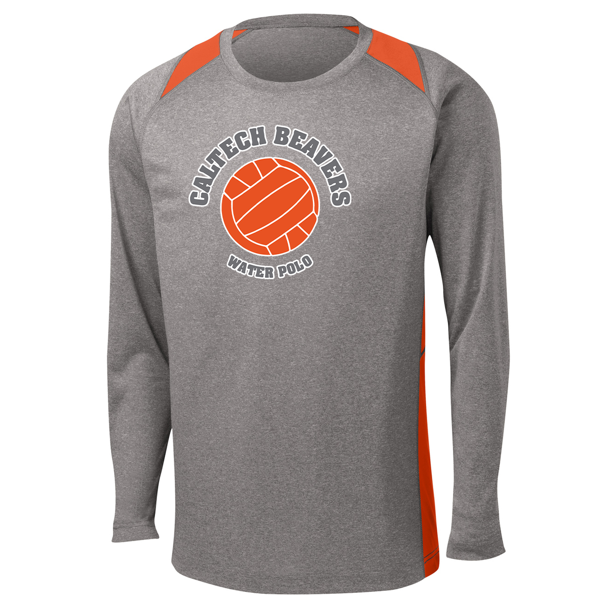 Caltech Water Polo LS Colorblock Contender Tee