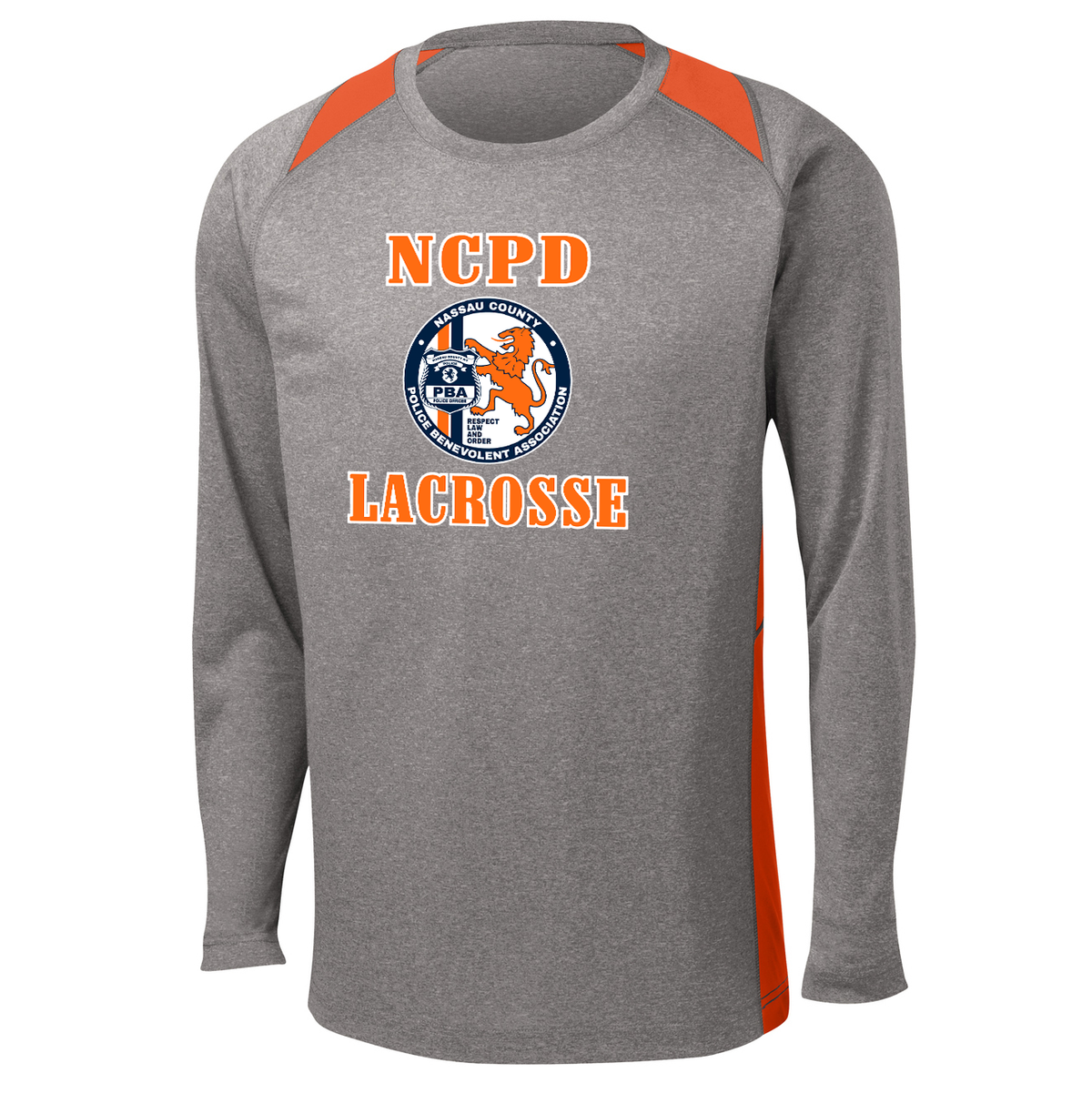 NCPD Lacrosse LS Colorblock Contender Tee