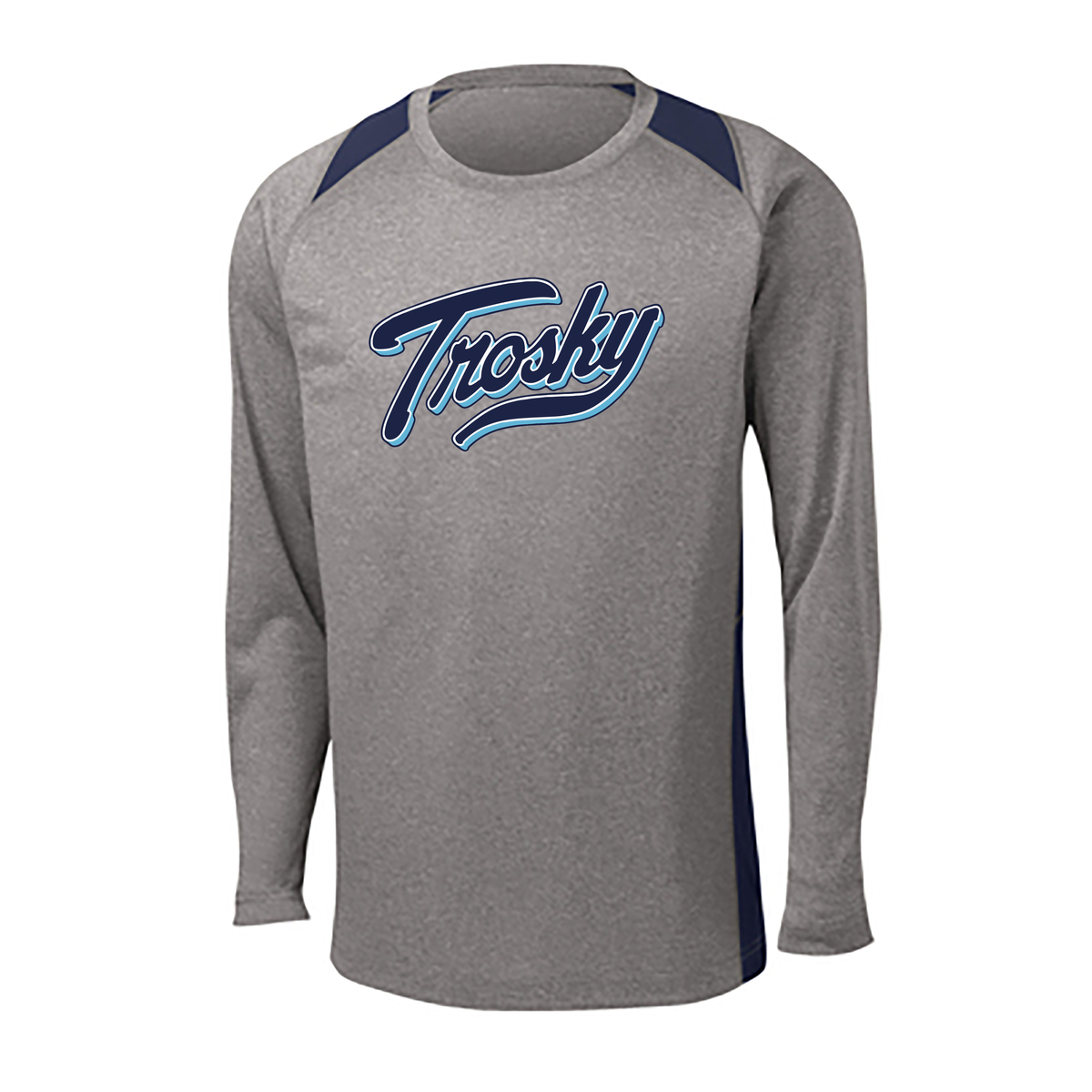 Trosky Baseball Long Sleeve Colorblock Contender Tee