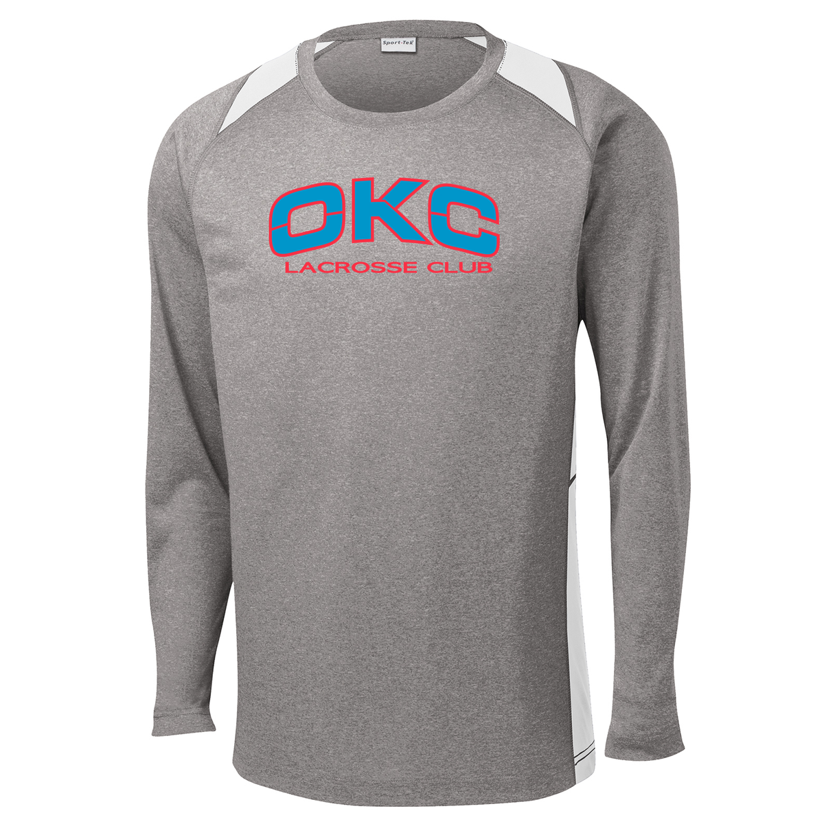 OKC Lacrosse Club LS Colorblock Contender Tee