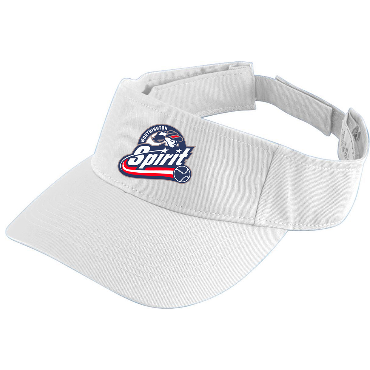 Worthington Spirit Softball Sport Twill Visor