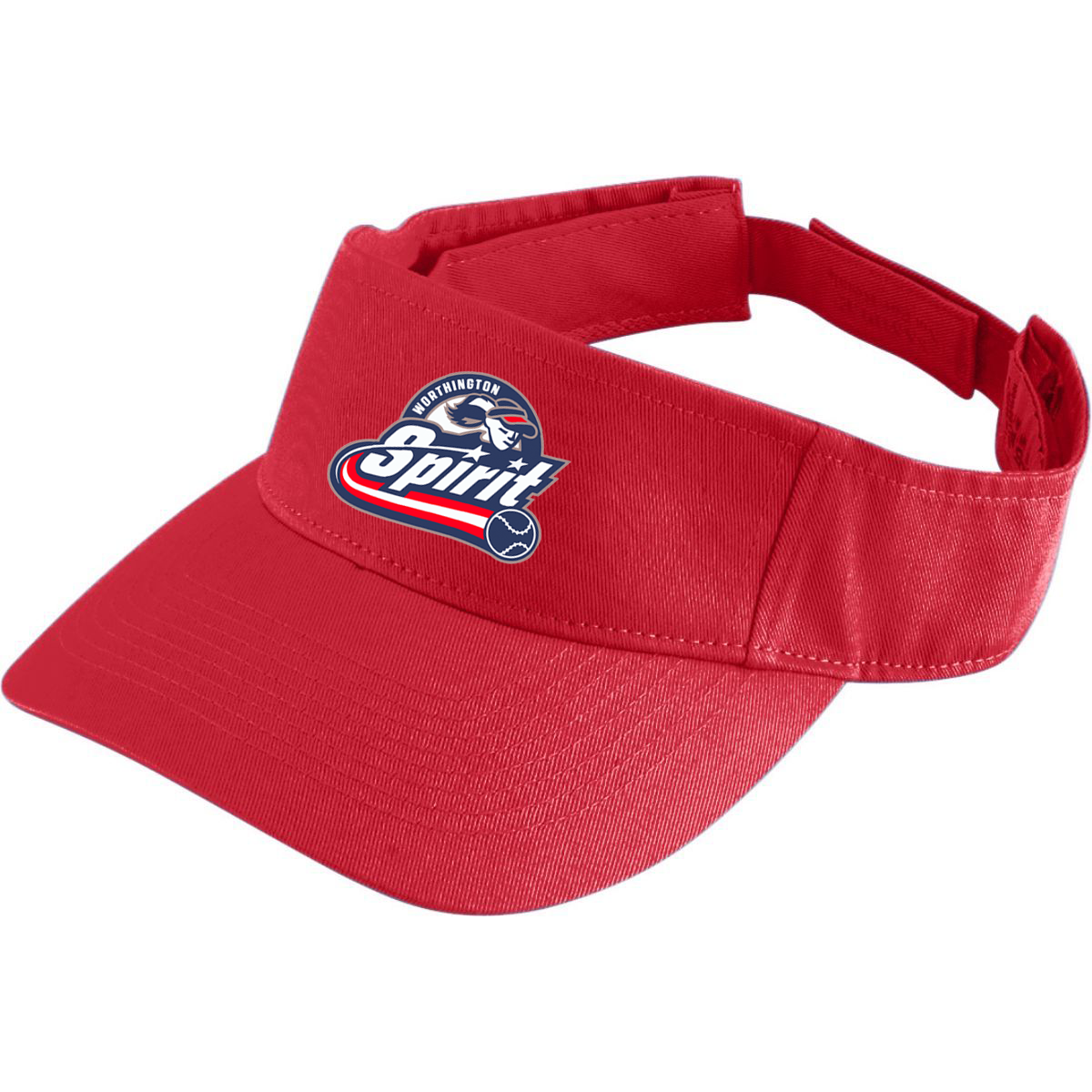 Worthington Spirit Softball Sport Twill Visor
