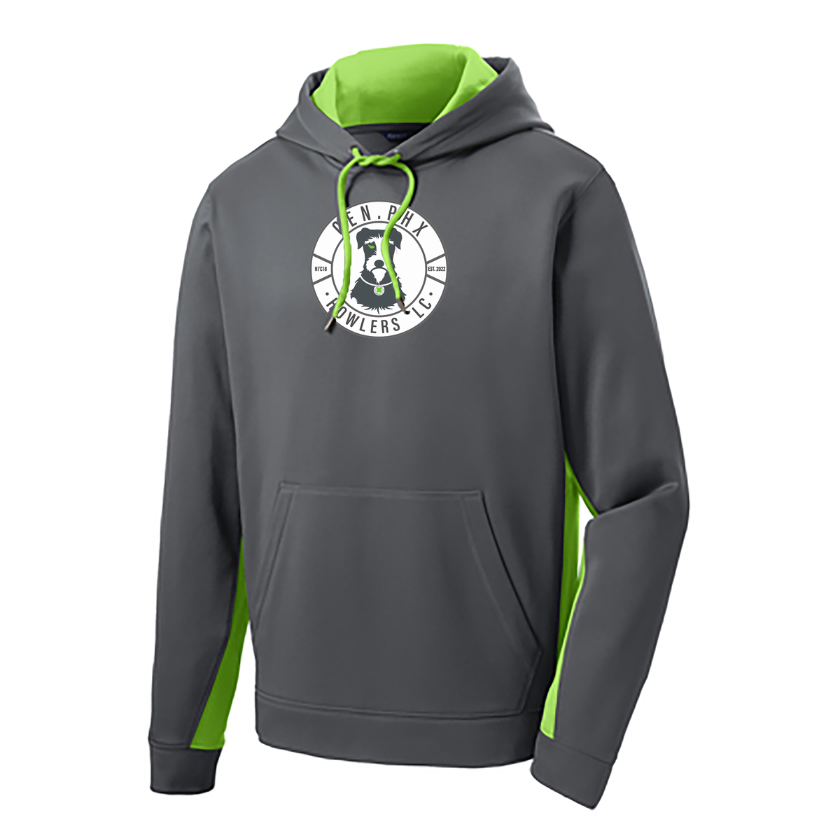 Central Phoenix Lacrosse Fleece Colorblock Hooded Pullover