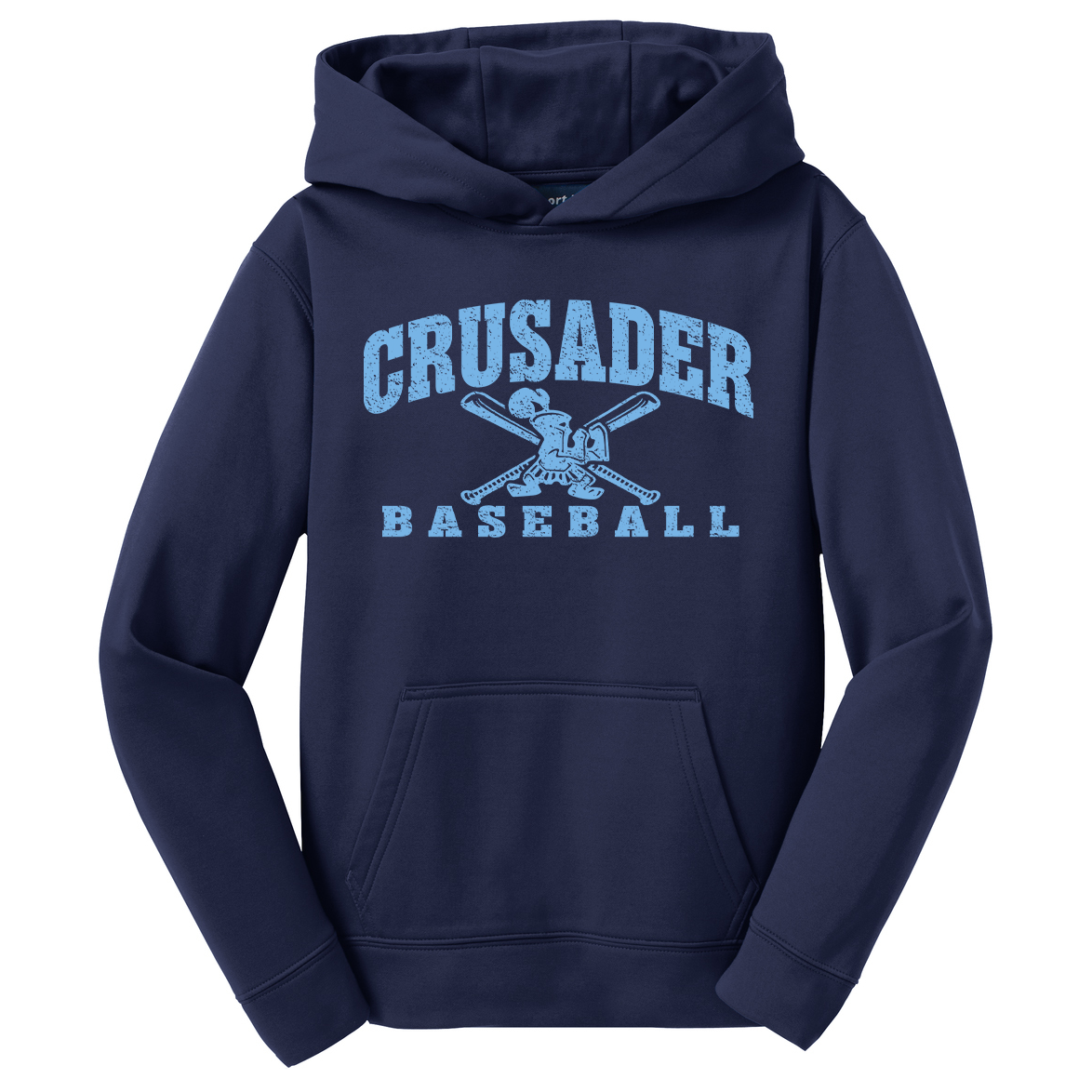 Morris Catholic Crusaders Baseball Performance Fleece Hooded Sweatshirt