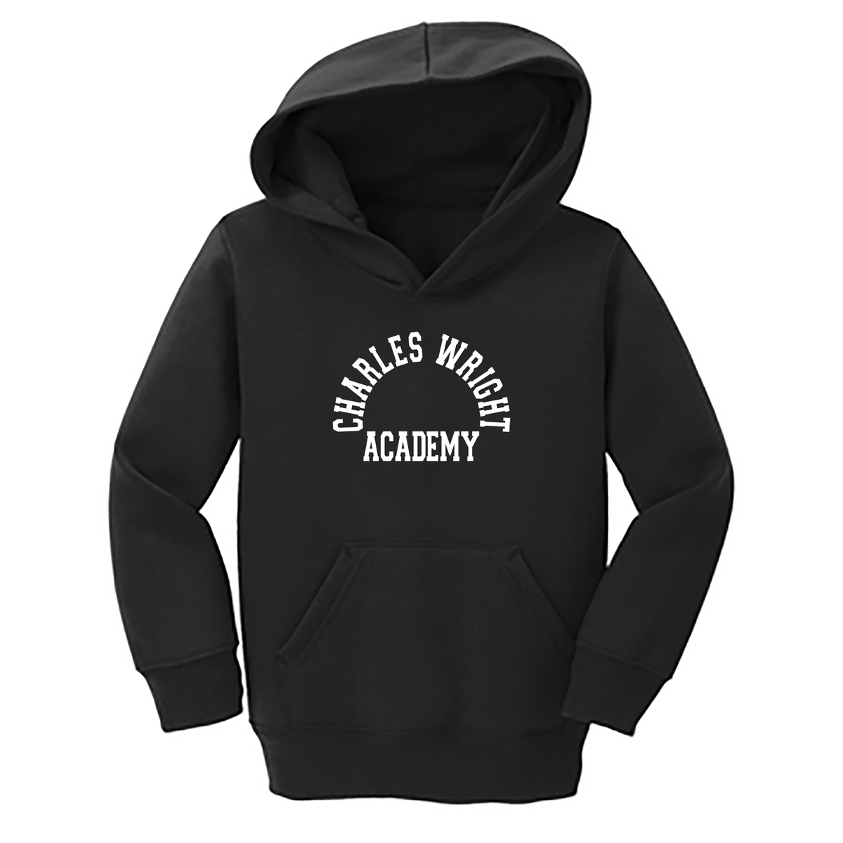 Charles Wright Academy Toddler Core Fleece Pullover Hooded Sweatshirt