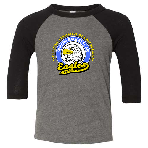 Yellow Springs Elementary School Toddler Three-Quarter Sleeve Baseball Tee