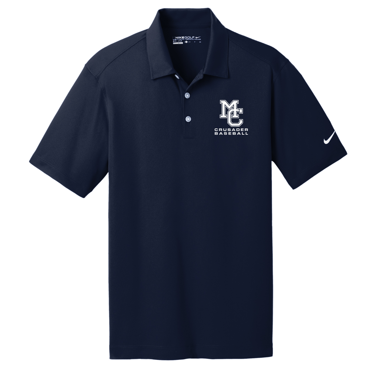 Morris Catholic Crusaders Baseball Vertical Mesh Polo