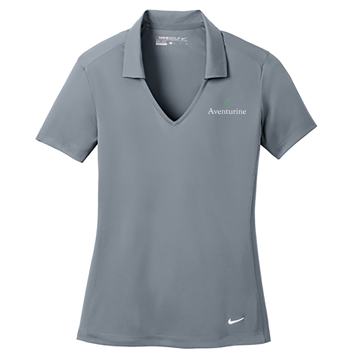 Aventurine Nike Ladies Dri-FIT Vertical Mesh Polo