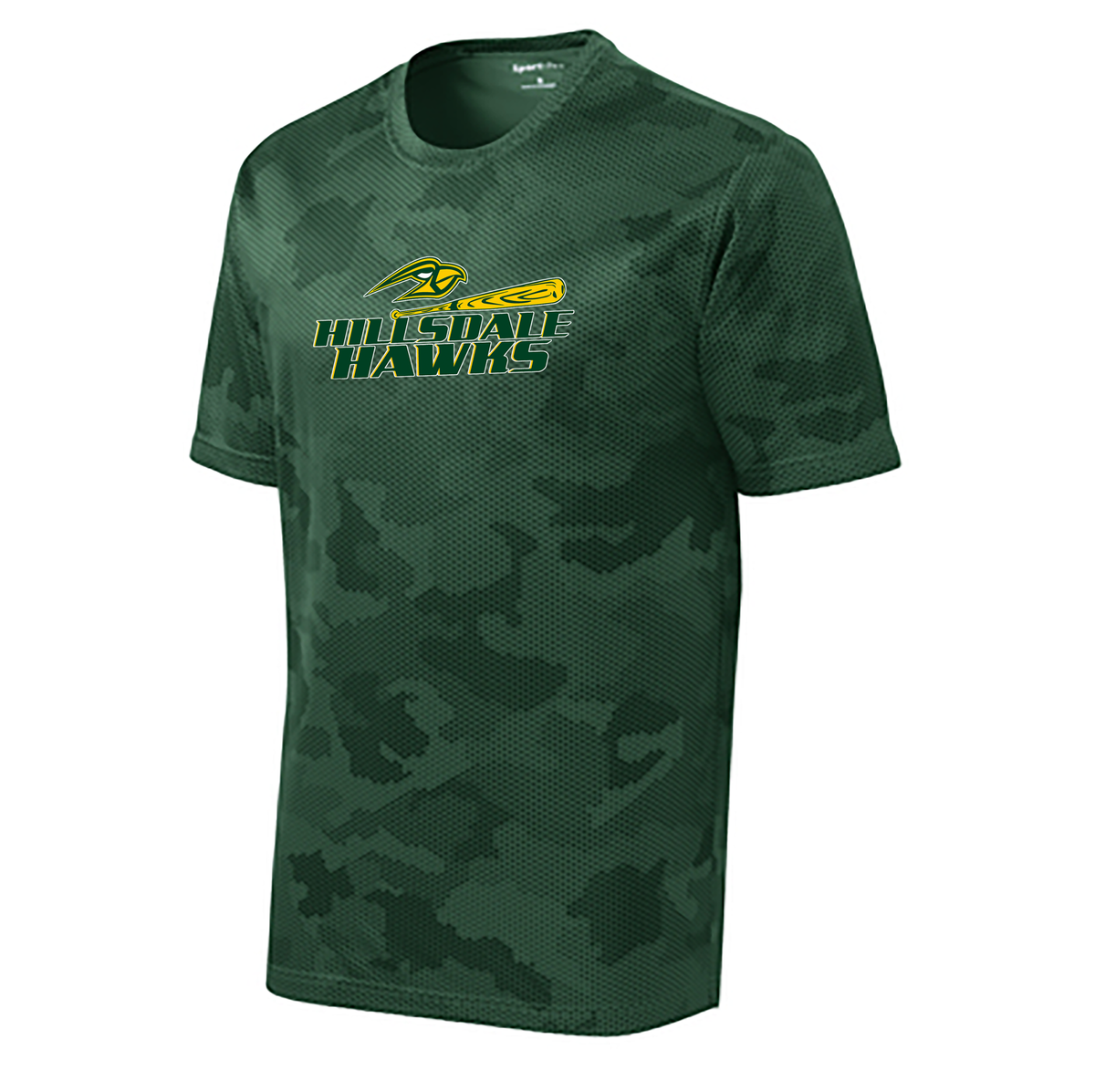 Hillsdale Hawks CamoHex Tee